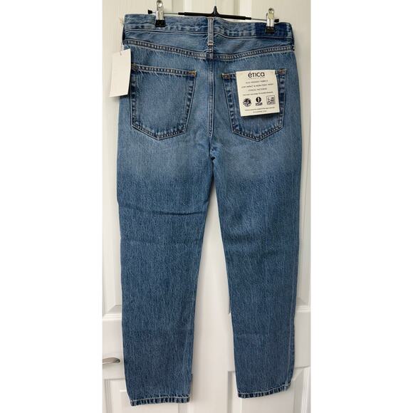 Etica marlowe slim boyfriend everglades baggy wide leg denim jeans 26 NWT ($188) - Picture 8 of 10